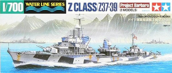 Tamiya 31908 1/700 Destroyer Z Class &quot;Barbara&quot;*2