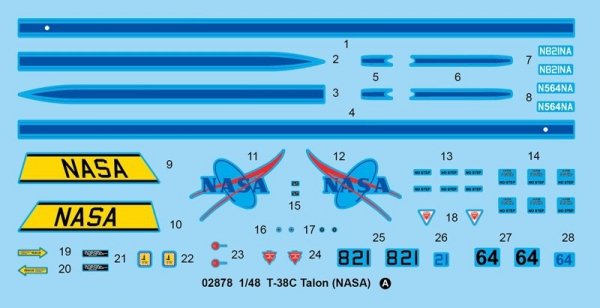 Trumpeter 02878 Us T-38C Talon (Nasa)
