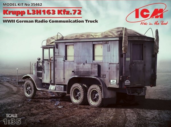 Icm 35462 Krupp L3H163 Kfz.72 Radio
