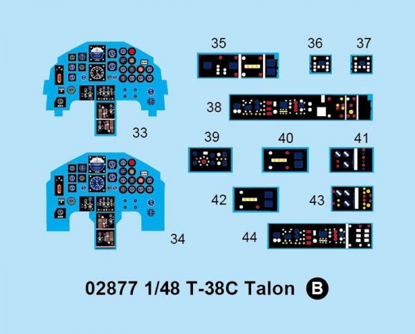Trumpeter 02877 U.S. T-38C Talon