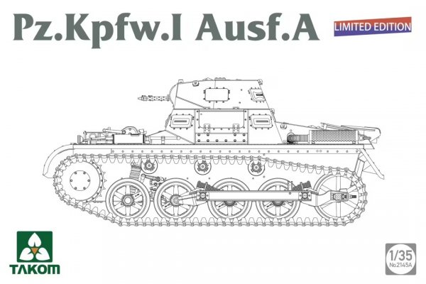 Takom 2145A Pz.Kpfw. I Ausf. A Limited Edition 1/35