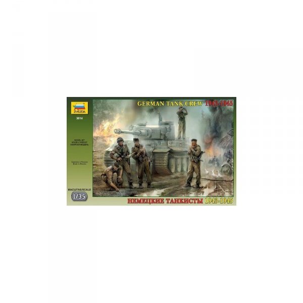 Zvezda 3614 German Tank Crew WWII Late (1943-1945) 1/35