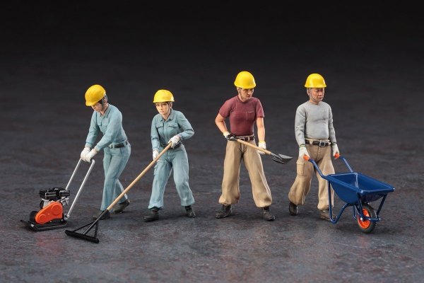 Hasegawa WM03-66003 1/35 Construction Worker Set A
