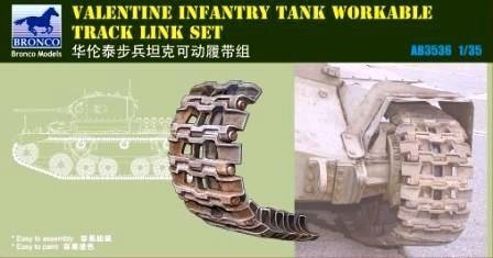 Bronco AB3536 Valentine Tank Workable Track Set