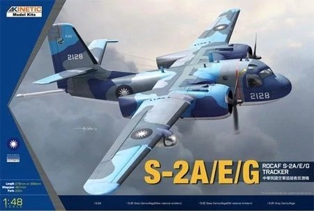 Kinetic 48074 ROCAF S-2A/E/G Tracker 1/48