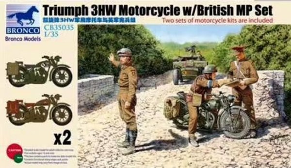 Bronco CB35035 Triumph 3HW Motorcycle w/MP Set