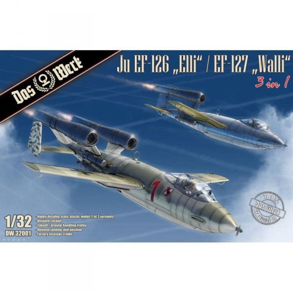 Das Werk DW32001 Ju EF-126 &quot;Elli&quot; / Ju EF-127 &quot;Walli&quot; 3 in 1