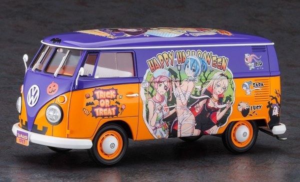 Hasegawa SP573-52373 Volkswagen Type 2 Delivery Van &quot;Egg Girls Happy Halloween&quot; 1/24