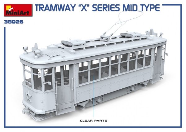Mini Art 38026 Tramway &quot;X&quot; Series Mid Type 1/35