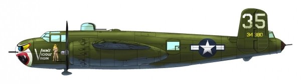 HK Models 01E03 1/32 B-25H Mitchell Gunship