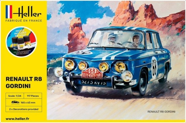 Heller 56700 Starter Set - Renaul R8 Gordini 1/24