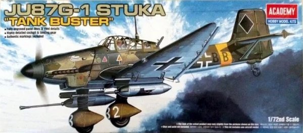 Academy 12450 JU-87G-1 Stuka Tank Buster - 1/72