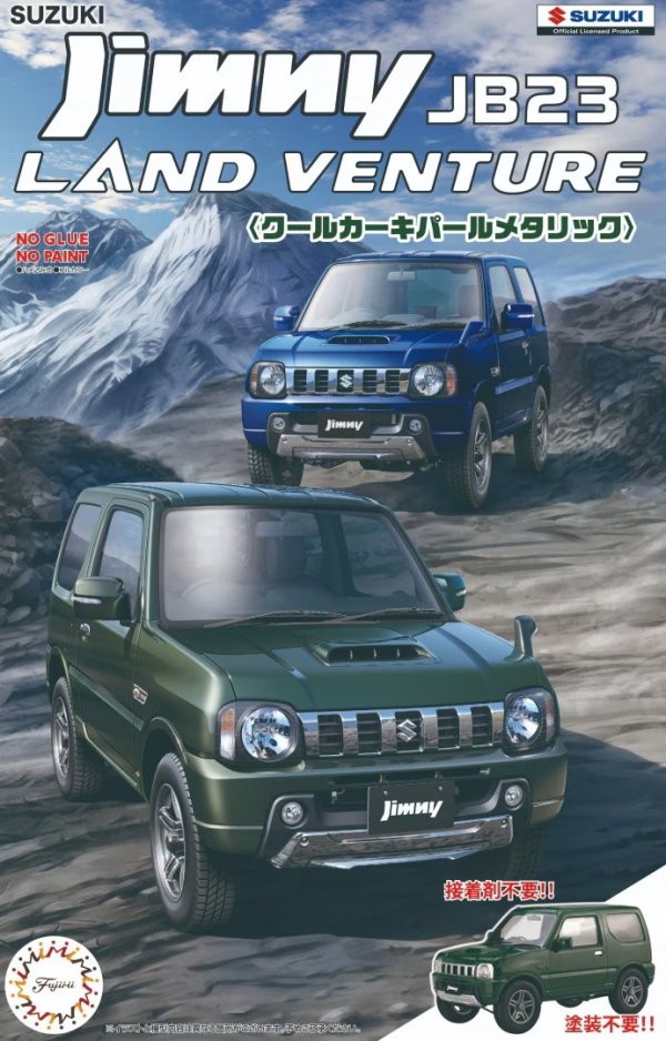 Fujimi 066295 1/24 C-NX-13 Jimny JB23 Land Venture (Cool Khaki Pearl Metallic)