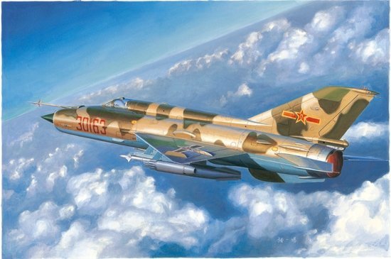 Trumpeter 02864 J-7C/J-7D Fighter