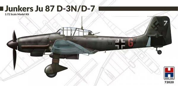 Hobby 2000 72020 Junkers Ju-87 D-3 N / D-7 1/72 (Fujimi+Cartograf)