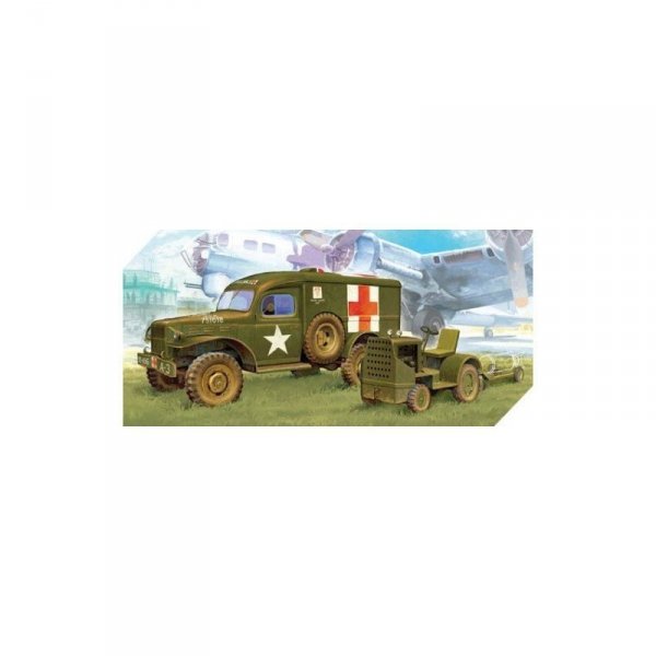 Academy 13403 U.S. Ambulance and tow tractor - 1/72