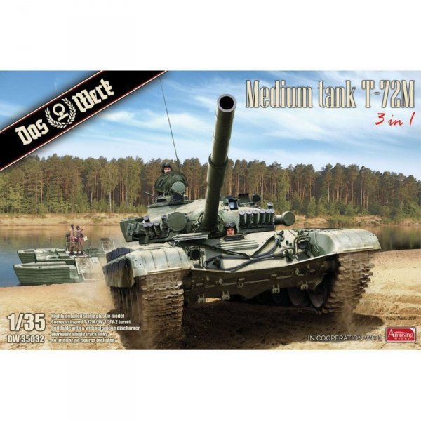 Das Werk DW35032 Medium Tank T-72M 3 in 1 1/35