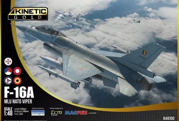 Kinetic 48100 F-16A MLU NATO Viper 1/48