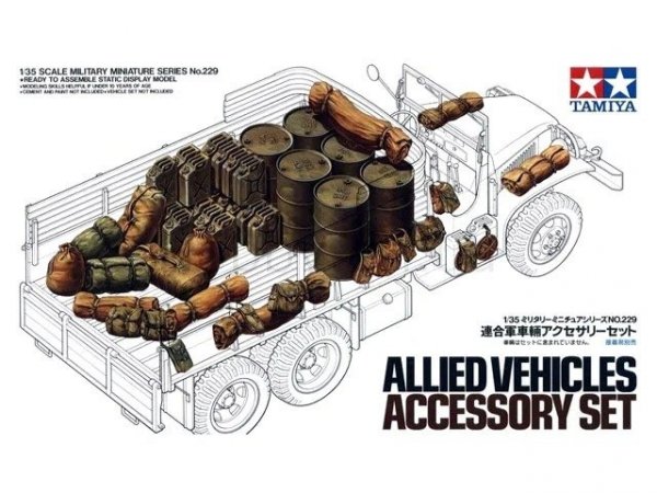 Tamiya 35229 Allied Vehicles Accessory Set