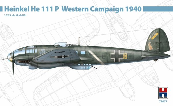 Hobby 2000 72077 Heinkel He 111 P Western Campaign 1940 1/72