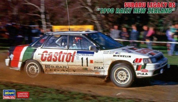 Hasegawa 20636 Subaru Legacy RS &quot;1990 Rally New Zealand&quot; 1/24
