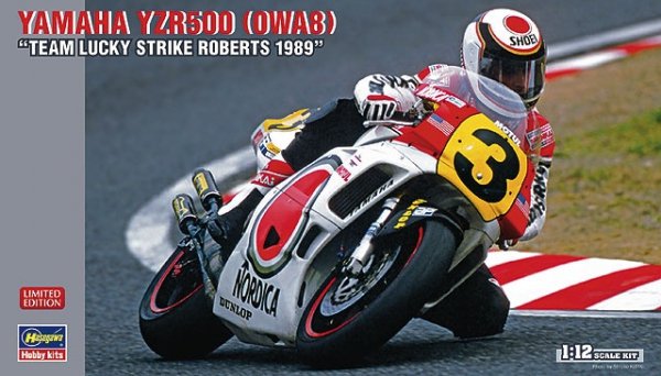 Hasegawa 21710 Yamaha YZR500 (0WA8) Team Lucky 1/12