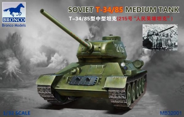Bronco MB32001 Soviet T-34/85 Medium Tank
