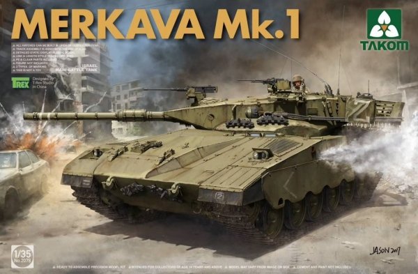 Takom 2078 1/35 Israeli Main Tank Merkava 1