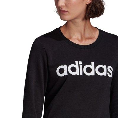 Bluza damska adidas Essentials Linear Sweatshirt czarna GL0718 rozmiar:S