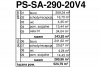 Projekt biurowca PS-SA-290-20V4 pow. 563,19 m2