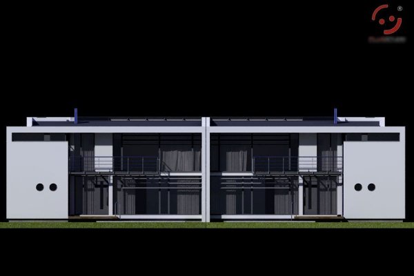 Projekt domu PS-GE-140-20G bliźniak o pow. 330 m2