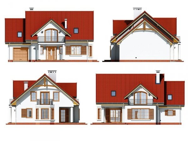 Projekt domu Julka IV pow.netto 145,82 m2