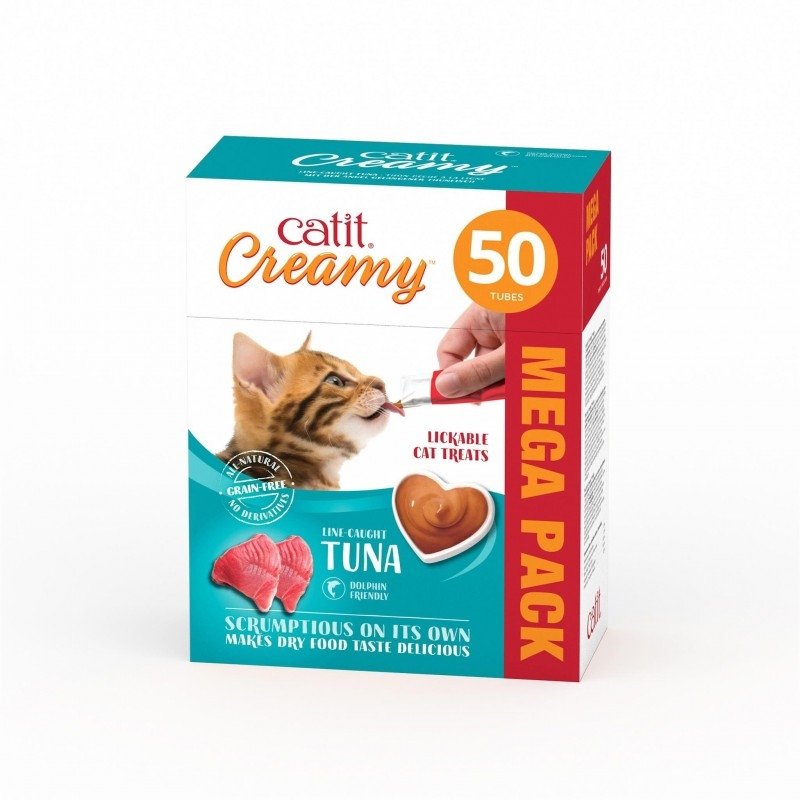 Catit Creamy MEGApack Tuńczyk 50x10g Kremowy przysmak dla kota CH-4641