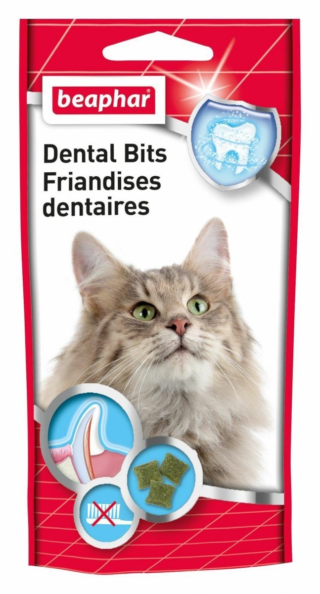 beaphar Dental Bits 35g dba o zęby Przysmak dla Kotów