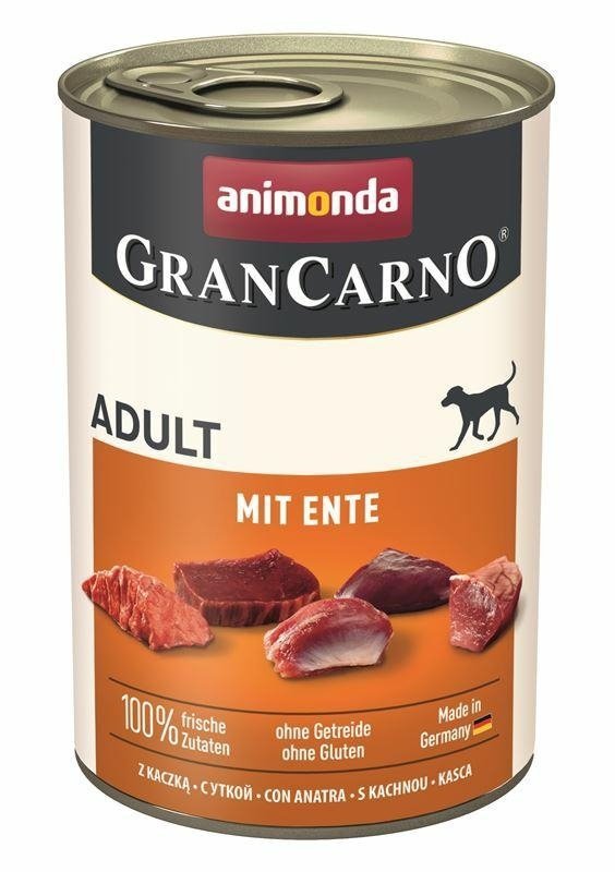 Animonda GranCarno Kaczka 400g puszka mokra karma dla psów