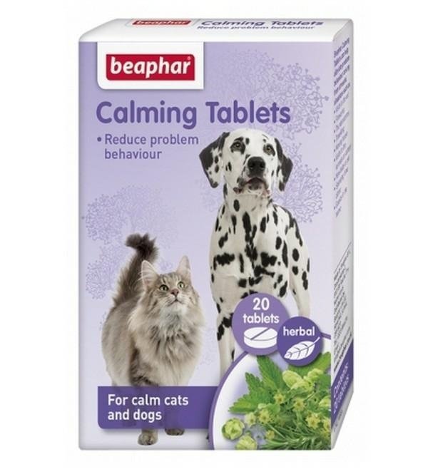 beaphar Calming tablets 20szt tabletki redukujące stres dla psa i kota