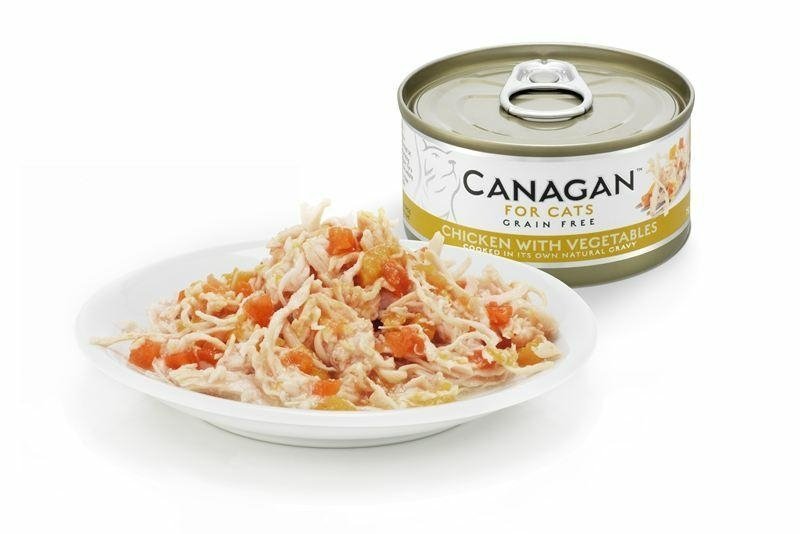 Canagan Chicken with Vegetables 75g puszka Kurczak z Warzywami mokra karma dla Kotów