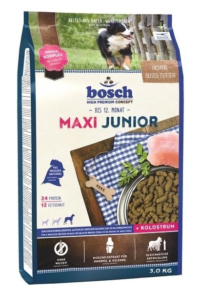Bosch Maxi Junior 3kg dla Szczeniąt dużych ras