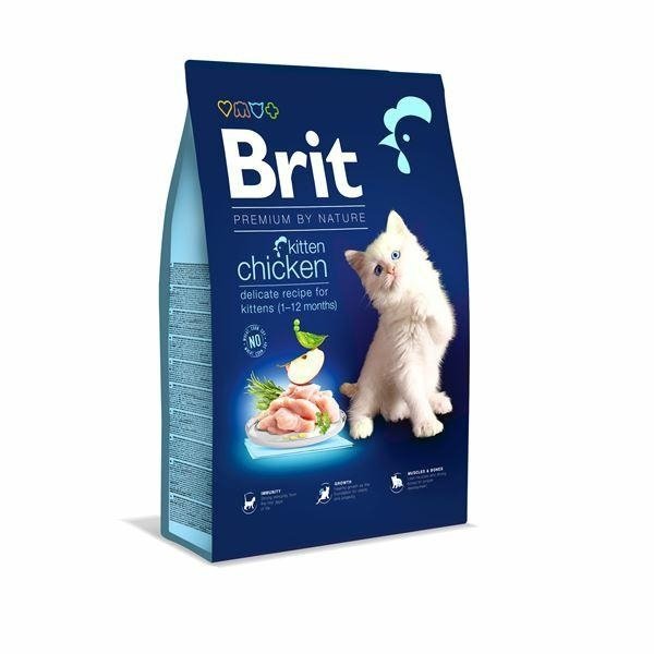 mag. Suwak: Brit Premium by Nature Kitten Chicken 1,5kg Sucha karma z Kurczakiem dla kociąt