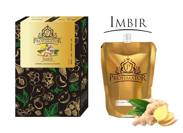 Bezalkoholowy koncentrat do przygotowywania napojów alkoholowych IMBIR box 9x300 ml 