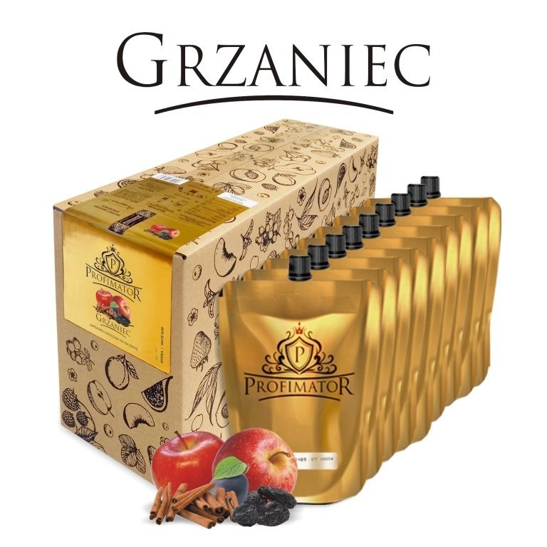 Bezalkoholowy koncentrat do przygotowywania napojów alkoholowych GRZANIEC JURAJSKI box 9x300ml
