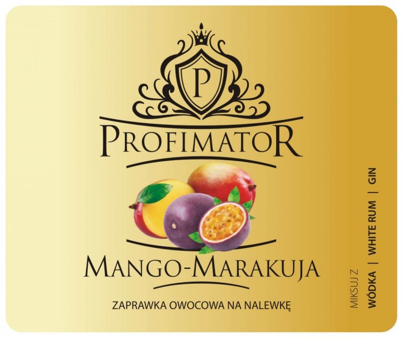 Bezalkoholowy koncentrat do przygotowywania napojów alkoholowych MANGO-MARAKUJA box 9x300ml