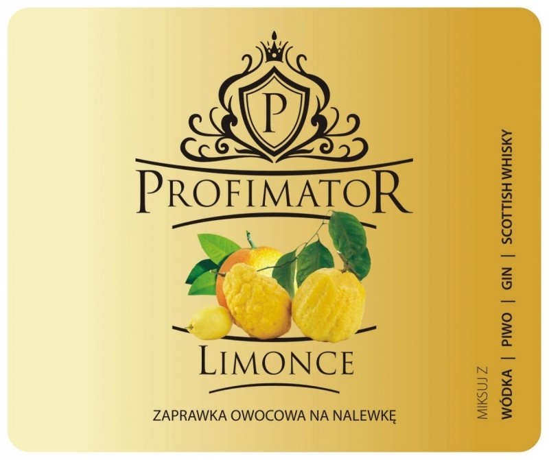 Bezalkoholowy koncentrat do przygotowywania napojów alkoholowych LIMONCE box 9x300ml