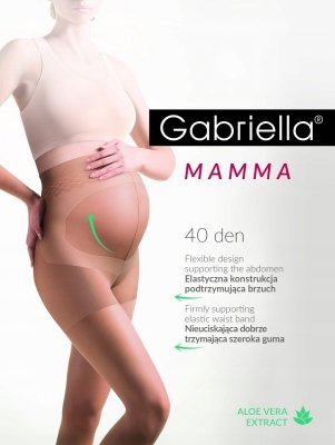 Rajstopy ciążowe Mamma 40den Beige