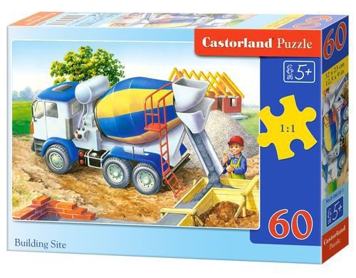 Puzzle 60 Betoniarka plac budowy B-06618