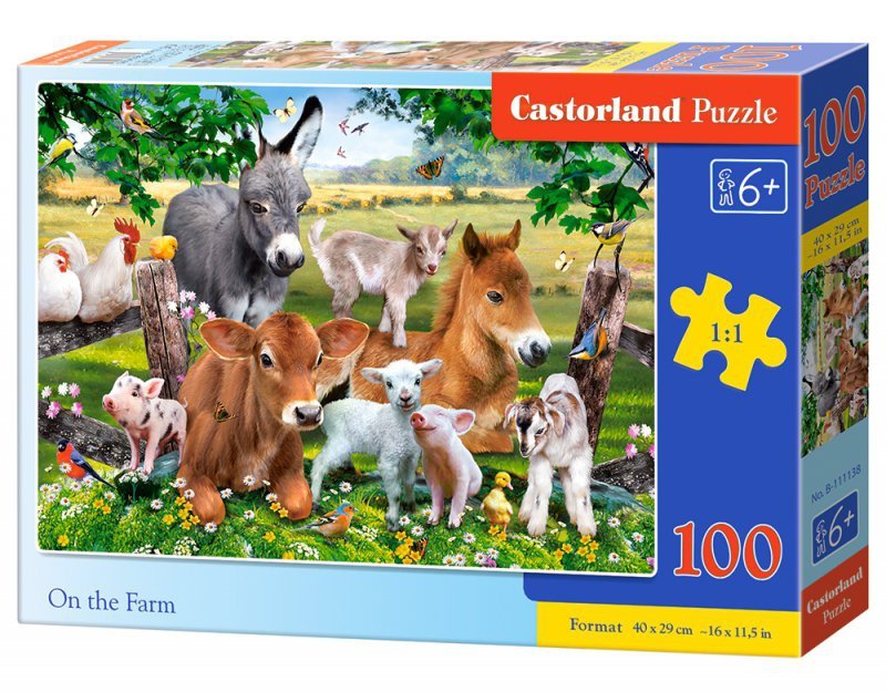Puzzle 100 B-111138 Na farmie