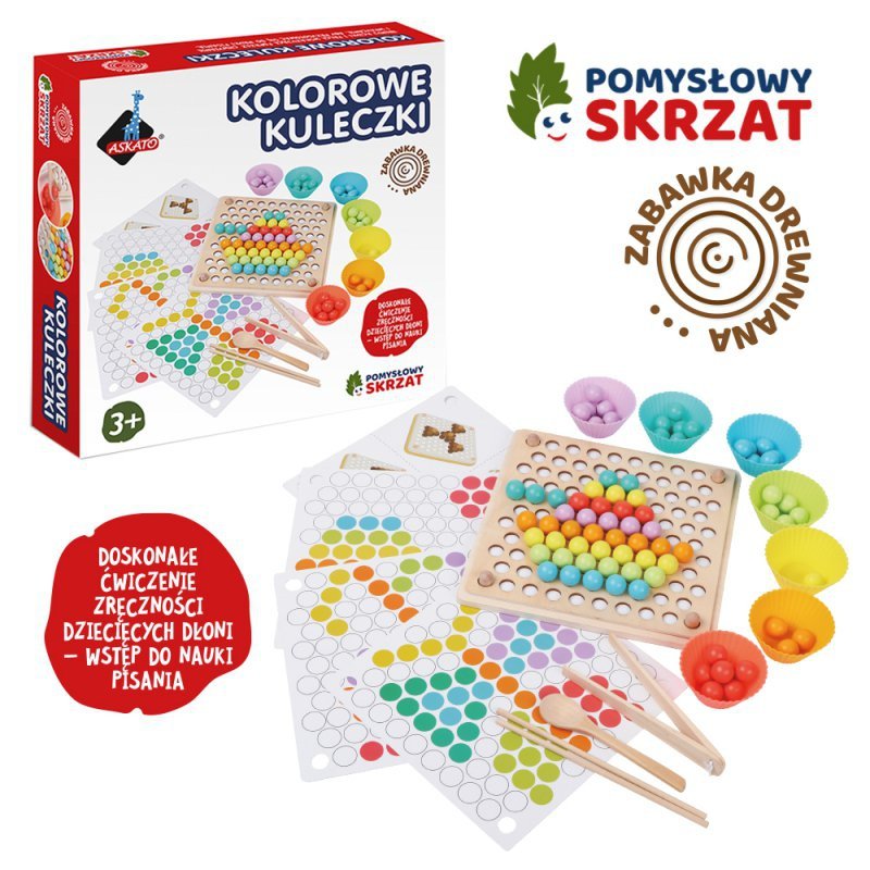 Pomysłowy skrzat kolorowe kuleczki