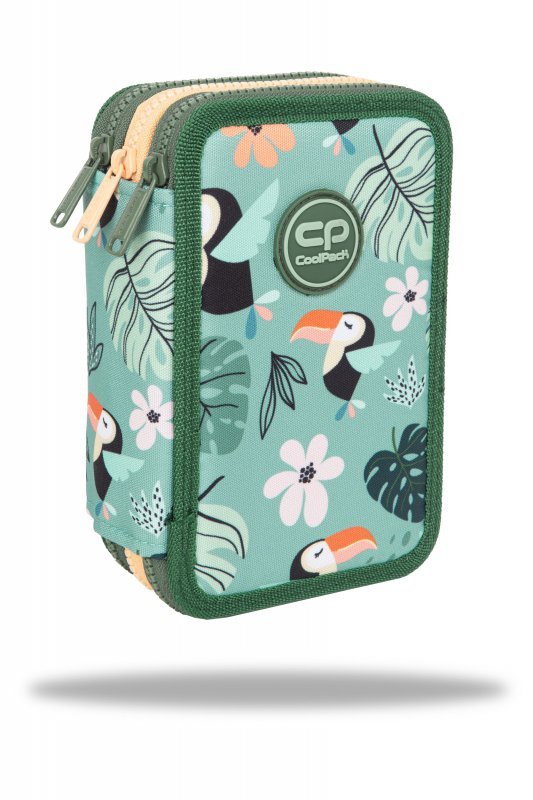 Piórnik 3-komorowy z wyposażeniem Coolpack Jumper 3 toucans