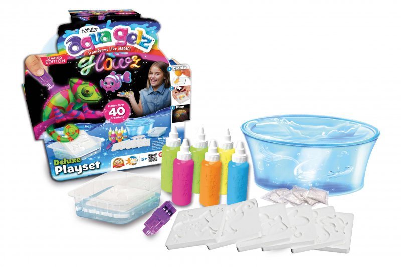 Zestaw Aqua Gelz  Deluxe świecący w ciemnościach