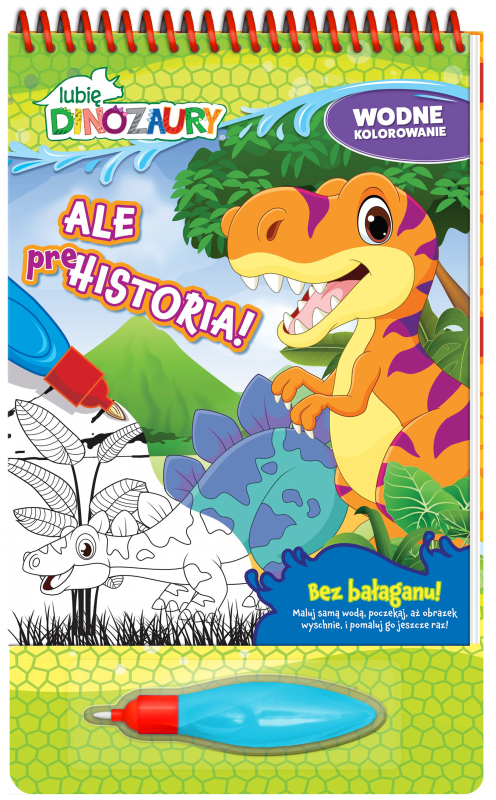 Lubię Dinozaury. Wodne kolorowanie